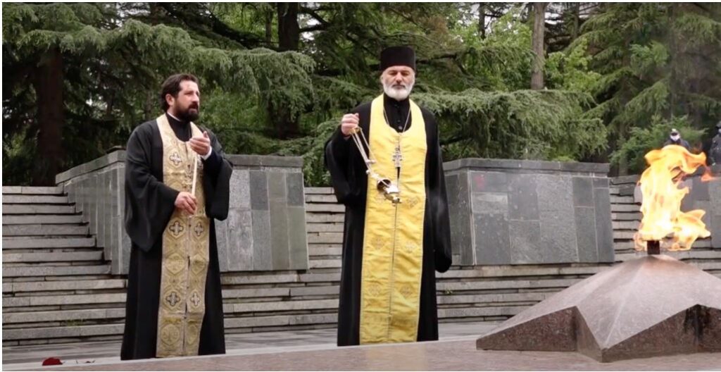 Memorial service for Georgian soldiers who fell during WWII