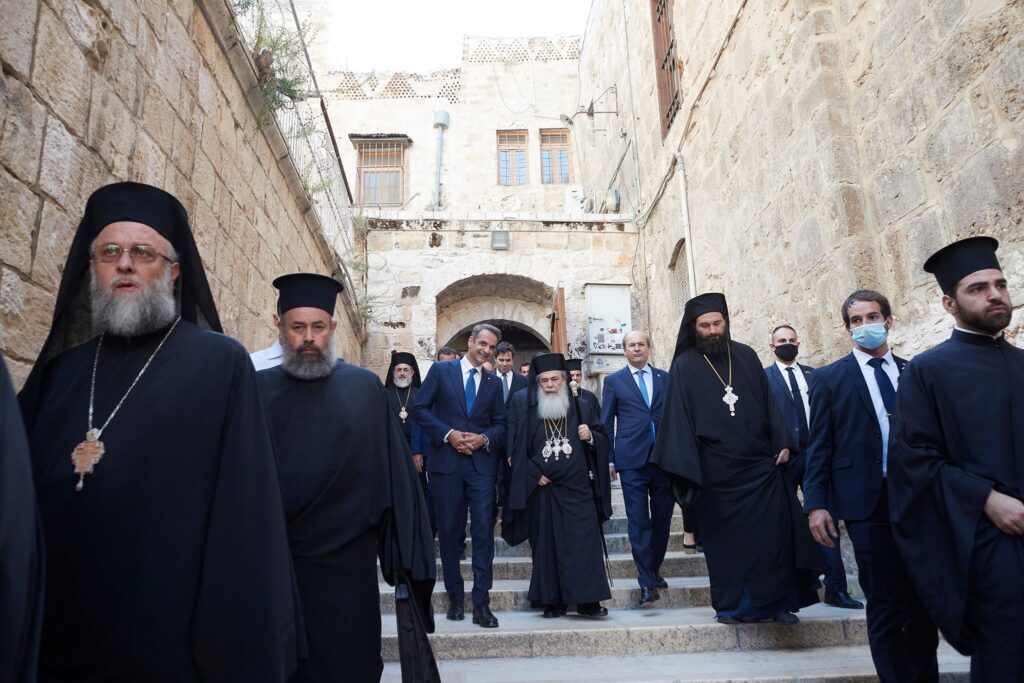 Greek PM in Holy Land