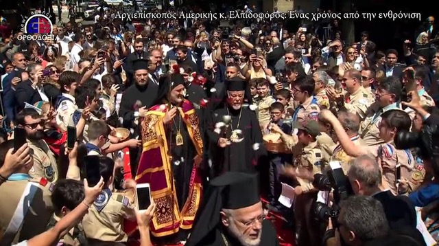 First year on throne of Archdiocese of America for His Eminence Elpidophoros