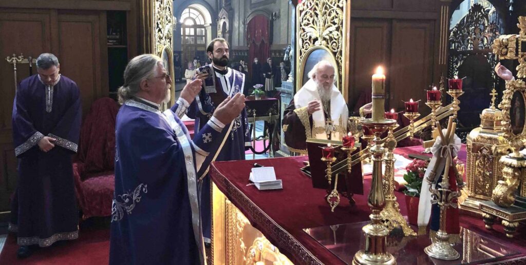 Memorial Saturday in the Cathedral church in Belgrade