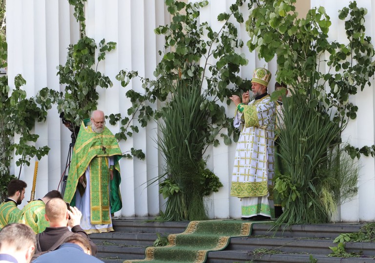 Pentecost, the Sunday of the Holy Trinity celebrated at Chisinau Metropolitan Cathedral