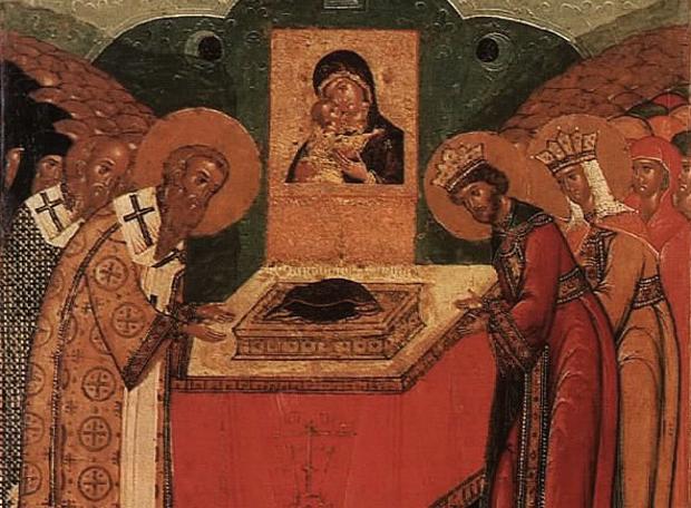 Commemoration of deposition of Precious Robe of the Theotokos in Blachernae