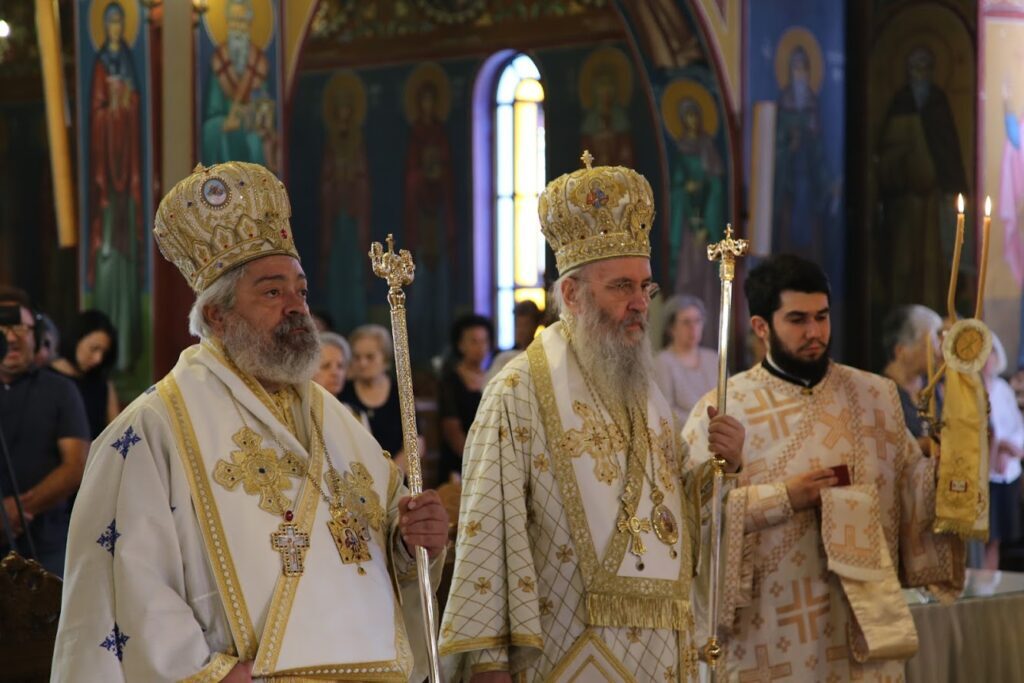 Metropolitan of Spain & Portugal con-celebrates Divine Liturgy in Nafpaktos