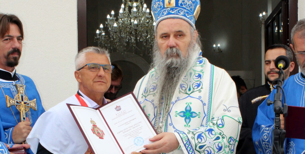 The Old church consecrated in Serbian town in Derventa