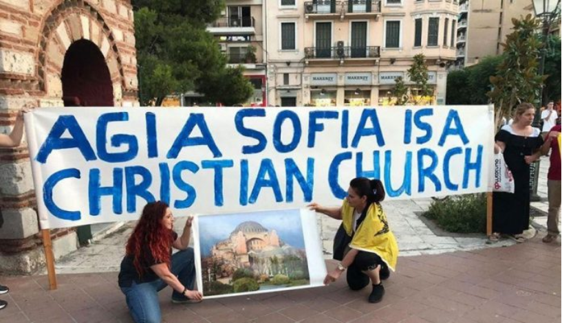 Australia’s Greek organisations denounce conversion of Hagia Sophia into mosque