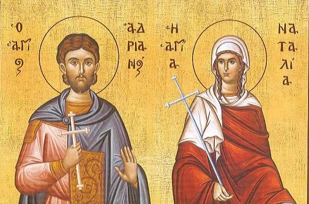 Feast Day of the Holy Martyrs Adrian and Natalia