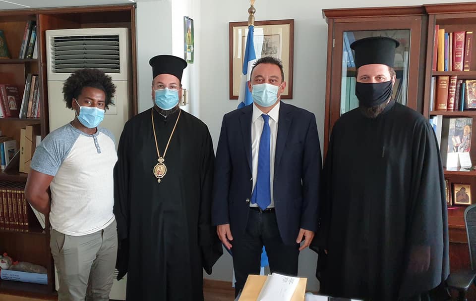 Holy Archdiocese of Aksum Ethiopia  –  MEETING WITH THE GREEK DEPUTY FOREIGN MINISTER