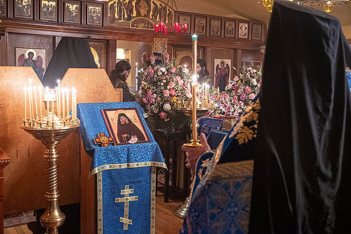 FEAST OF ST. JOSEPH THE HESYCHAST CELEBRATED IN ENGLISH AT HOLY CROSS MONASTERY