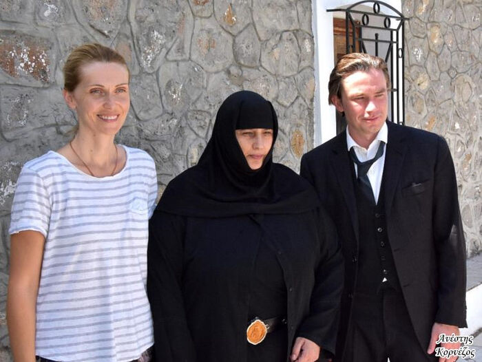 MAN OF GOD FILM ON ST. NEKTARIOS SHOOTS SCENES IN AEGINA MONASTERY HE FOUNDED