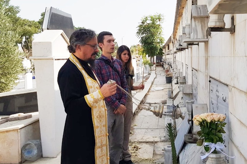 Representative of Patriarch of Moscow and All Russia to the Patriarchal Throne of Antioch celebrated memorial litya for the late director of the Department of Ecumenical Relations and Development of the Church of Antioch