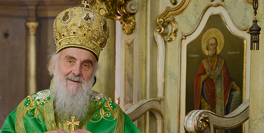Patriarch of Serbia Irinej: Church will only accept agreement regarding Kosovo that retains province as a part of Serbia