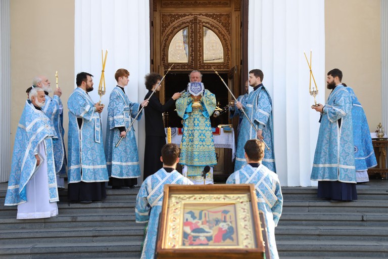 Nativity of the Mother of God celebrated at the Metropolitan Cathedral in Chisinau, Moldova