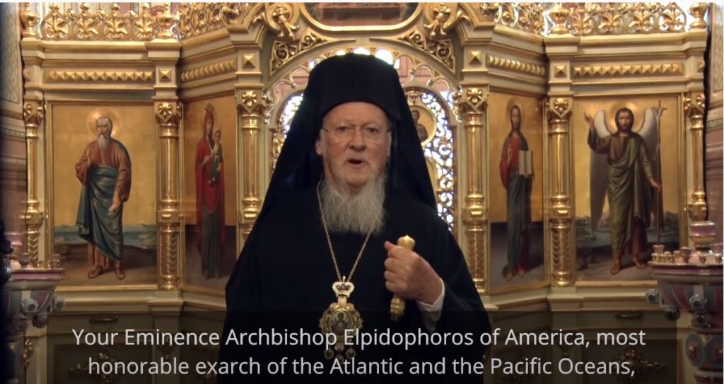 Ecumenical Patriarch inaugurates, via video link, first virtual 45th Clergy-Laity congress in US