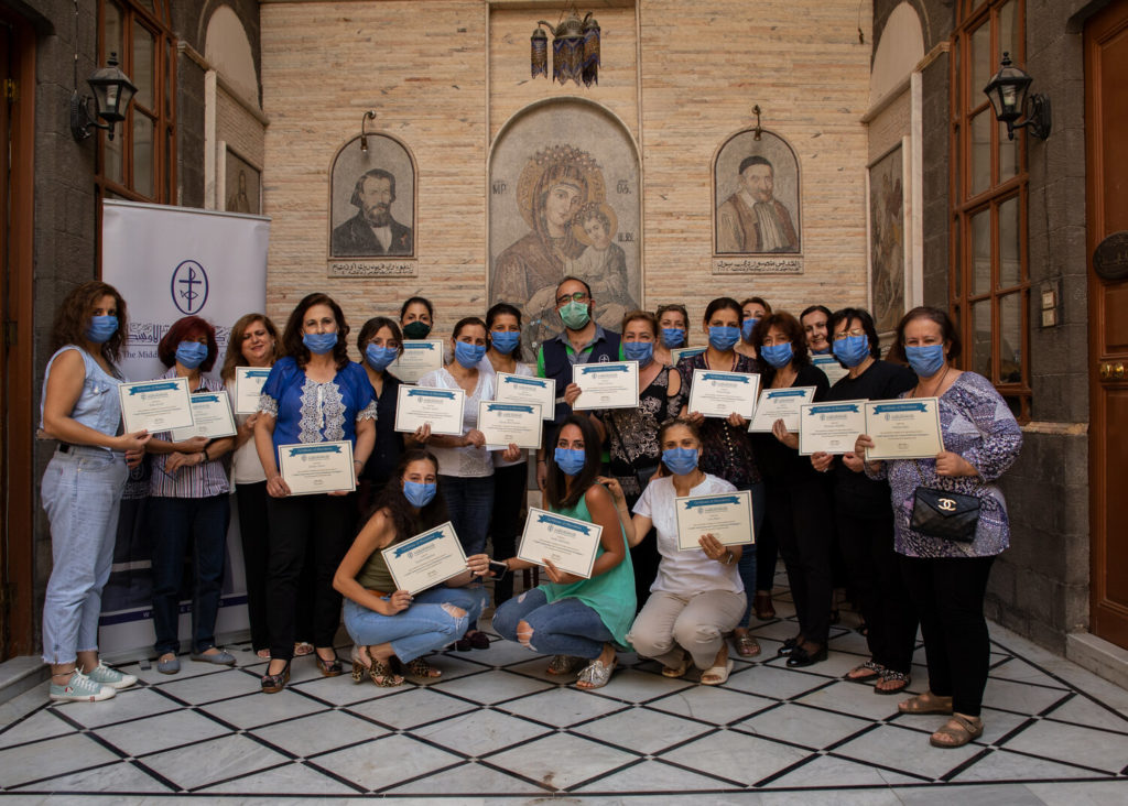 With MECC’s help, twenty women are raising health awareness in Damascus and its rural areas
