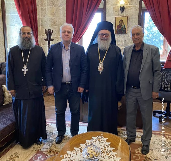 Patriarch John X Receives the Governor of Homs