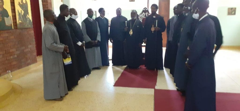 Orthodox Diocese of Gulu and Eastern Uganda – His Grace Bishop Silvester met with the clergy of the Eastern region of the diocese