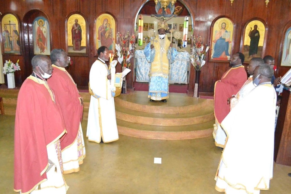 Uganda Orthodox Church – His Eminence Metropolitan Innocentios Byakatonda of Burundi and Rwanda presided over Holy Liturgy at St. Nicholas Orthodox cathedral Namungoona
