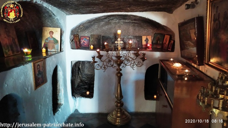 H.H.B. THE PATRIARCH OF JERUSALEM CELEBRATES THE DIVINE LITURGY AT THE H. MONASTERY OF SAINT ONUPHFRIUS