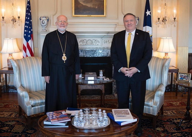 Antiochian Orthodox Christian Archdiocese of North America – Metropolitan Joseph Meets with Secretary Pompeo