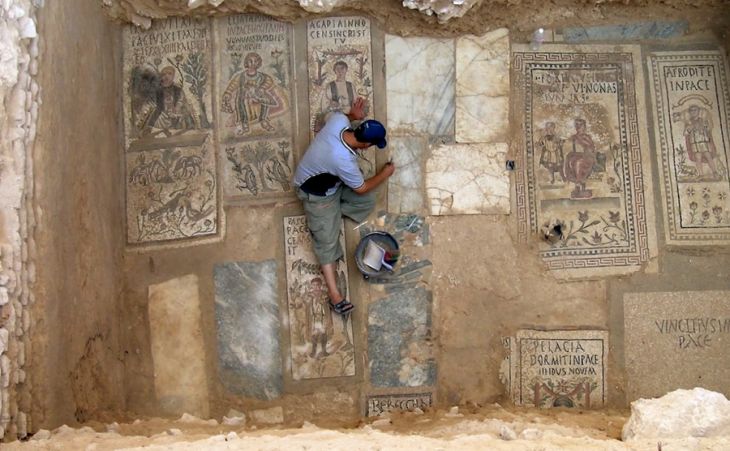 The catacombs of Lamta, Tunisia