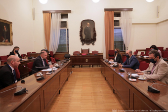 Στην Κοινοβουλευτική Ομάδα Φιλίας Ελλάδας-Αρμενίας, ο Πρέσβης της Αρμενίας 