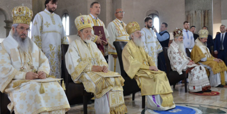 Patriarch Irinej officiated the Holy Liturgy and a semi-annual panichida for Bishop Milutin in the Valjevo Cathedral