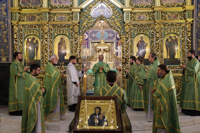 The Feast of Venerable Paraskeva celebrated at the Metropolitan Cathedral in Chisinau, Moldova