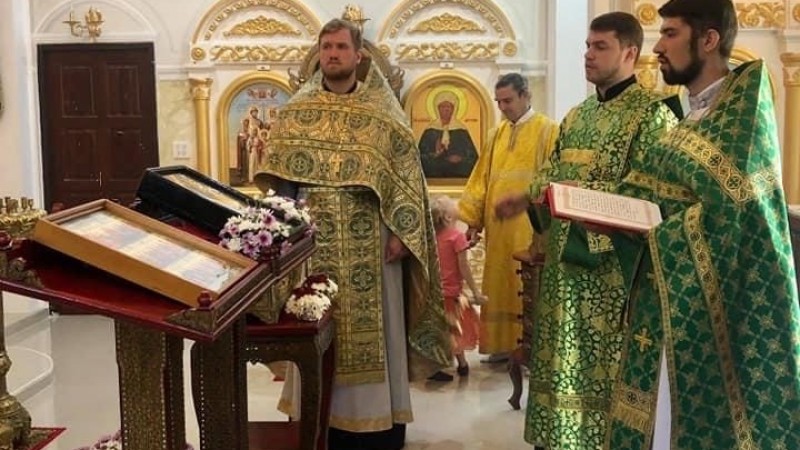 Parish of St. Sergius church on Chang Island in Thailand marks its patron saint’s day