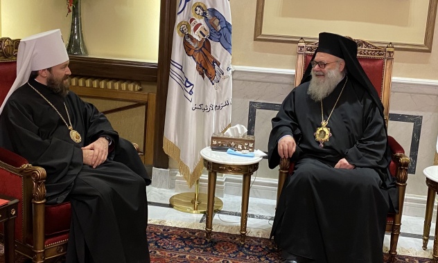 Patriarch of Antioch John X receives Russian Church’s Metropolitan of Volokolamsk in Damascus