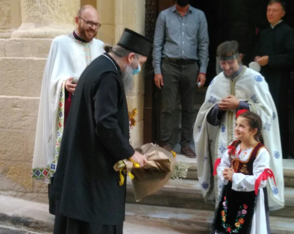 Serbian Bishop Andrej visited Malta