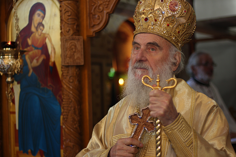 His Holiness Serbian Patriarch Irinej tested positive for covid 19