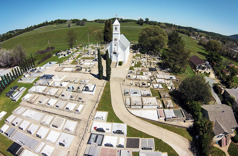 Saint Sava Cemetery in Jackson, California