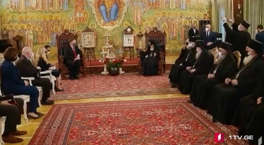 US Embassy in Georgia: Secretary Pompeo, Patriarch discussed Georgia’s important role in promoting and protecting religious freedom around world