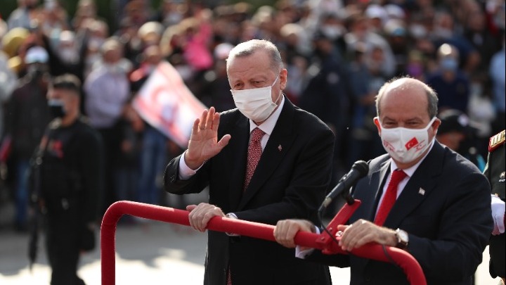 EU’s top diplomat blasts Islamist Turkish president’s tour of occupied Varosha