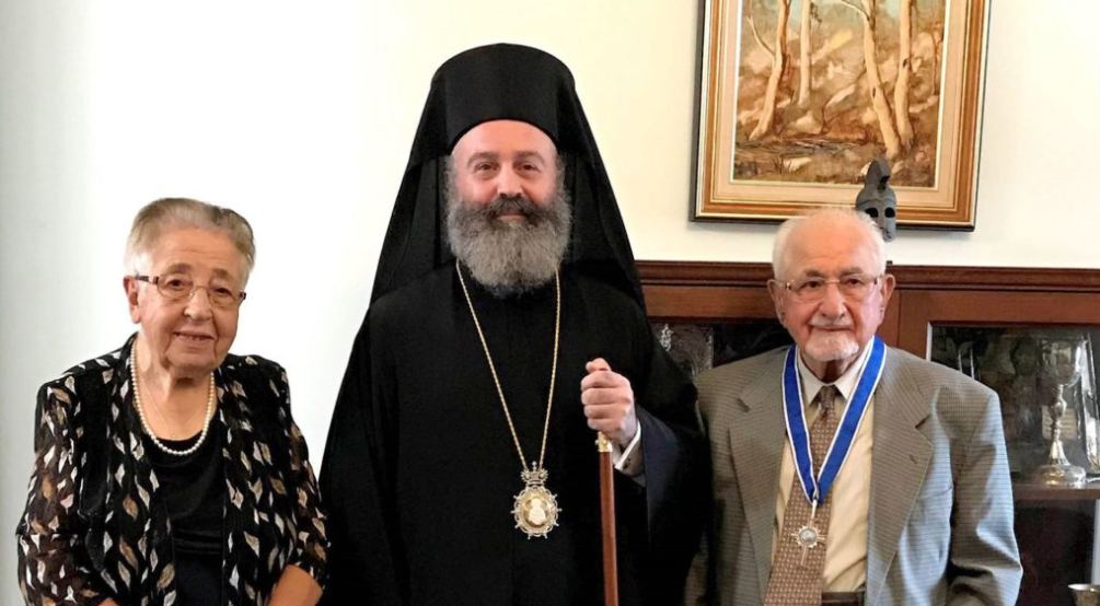 Greek Studies pioneer receives church medal for contribution to education and community