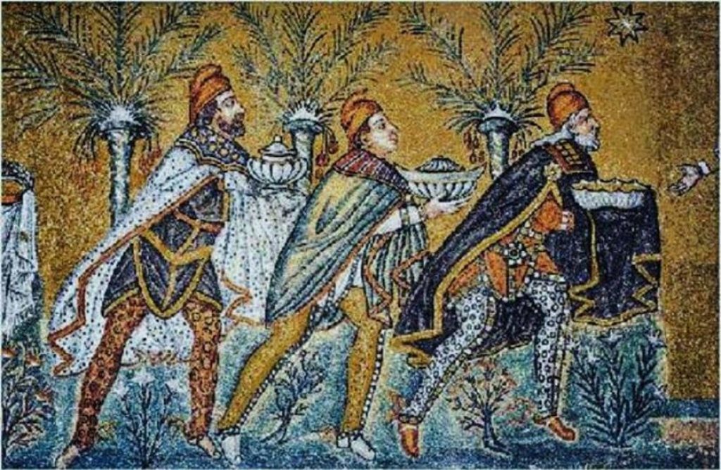 Αγίου Ιωάννου του Δαμασκηνού:  Η προσκύνησις των Μάγων 