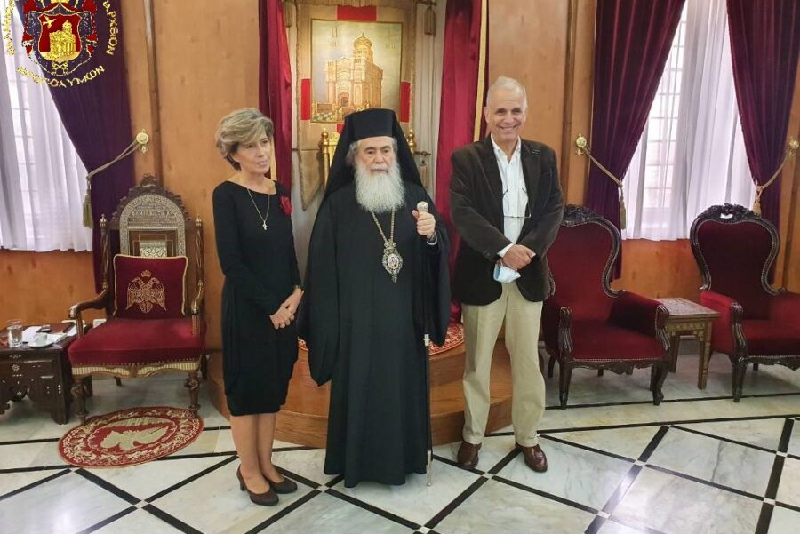 THE AMBASSADOR OF GREECE IN ISRAEL VISITED THE PATRIARCHATE