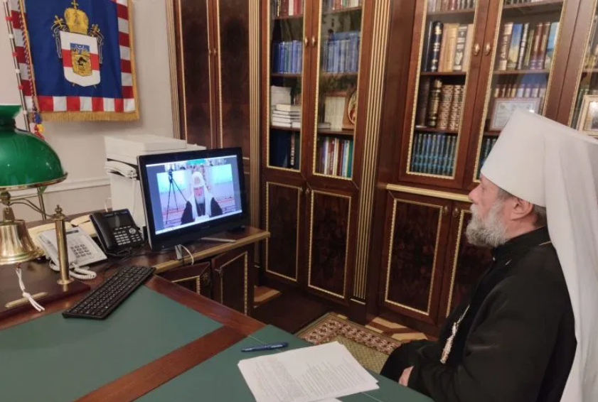 His Eminence Metropolitan Vladimir of Chisinau and all Moldova participated in on-line Session of the Holy Synod of the Russian Orthodox Church