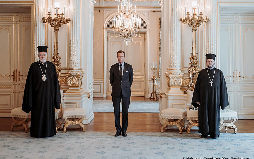 Metropolitan Athenagoras of Belgium Meets with Grand Duke of Luxembourg