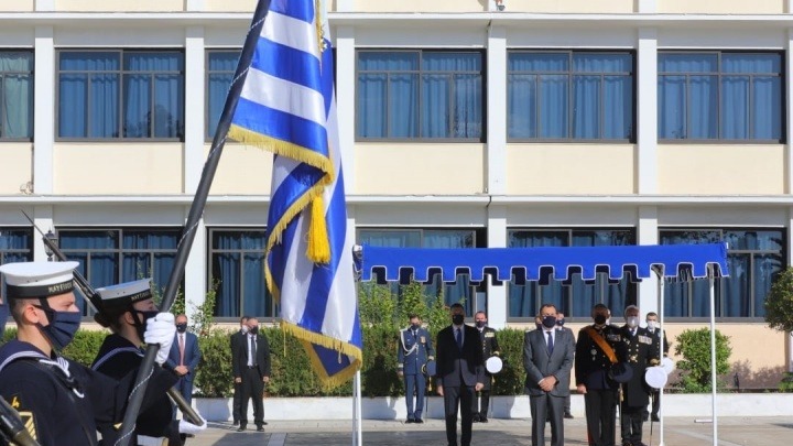 Greek National Defense Minister at ceremony celebrating Navy’s patron St. Nicholas