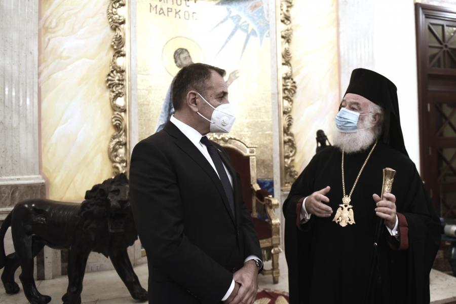Ο Πατριάρχης ευχήθηκε “υπέρ του φιλοχρίστου Στρατού της Ελλάδος”