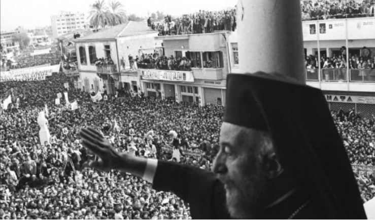 Special feataure today on return of Makarios to Cyprus on Dec. 7, 1974