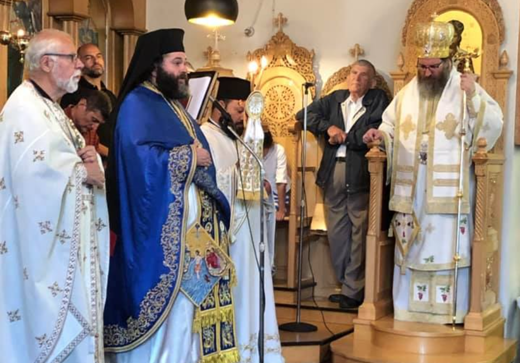 Hierarchical Divine Liturgy at the Church of St John the Baptist in Jervis Bay, New South Wales