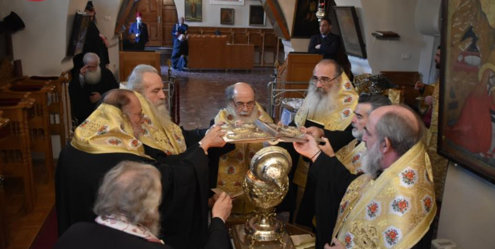 The Service of the Holy Unction at the Patriarchate of Jerusalem