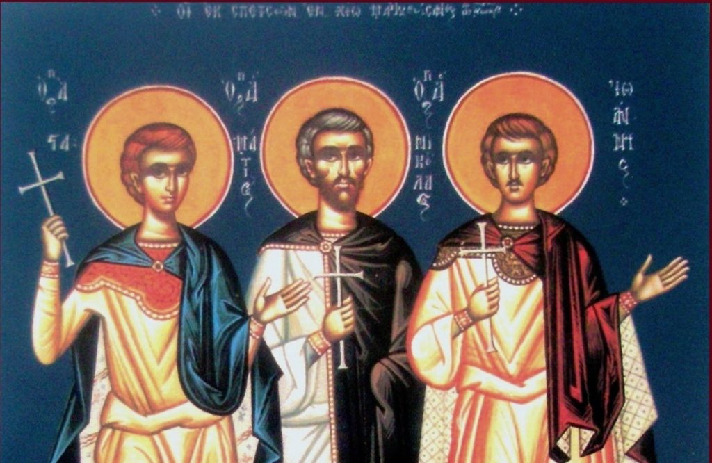 Οι Άγιοι Νεομάρτυρες Σταμάτιος, Ιωάννης και Νικόλαος εκ Σπετσών
