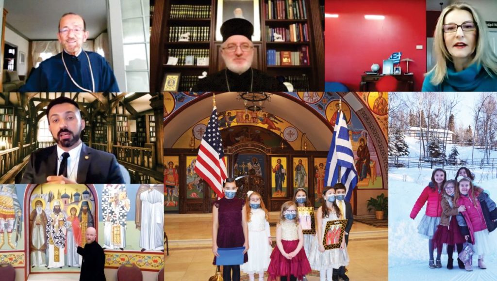 Virtual Three Hierarchs and Greek Letters Day in Alaska