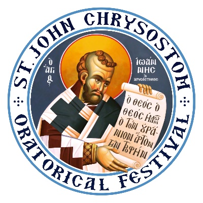 2021 St. John Chrysostom Oratorical Festival to be held virtually