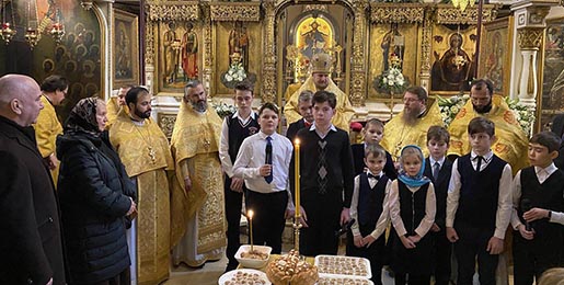 Celebration of Saint Sava at the Representation of the Serbian Orthodox Church in Moscow