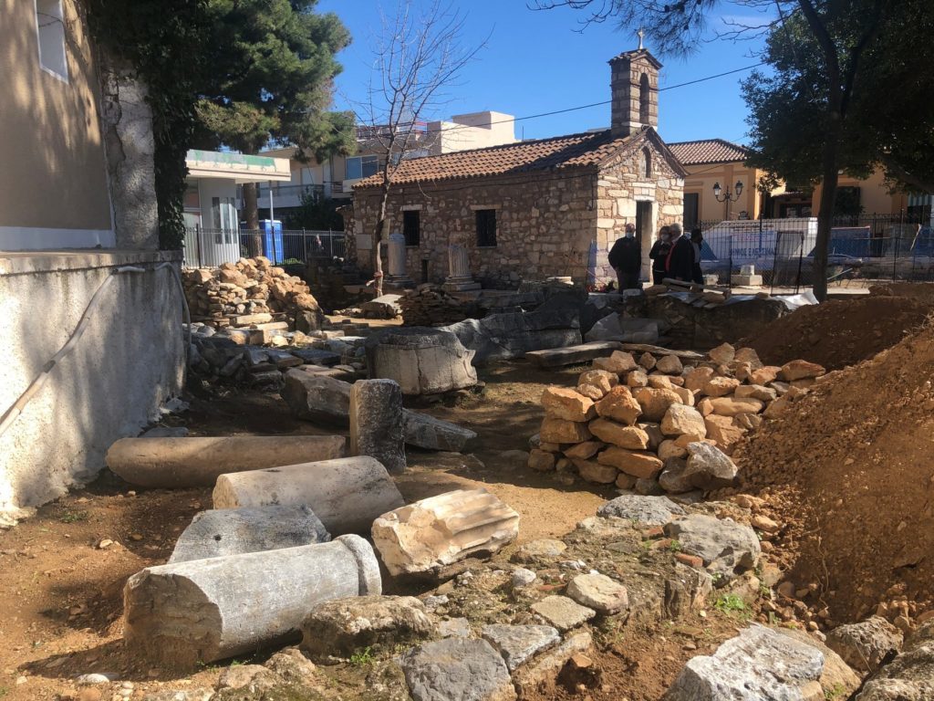 Restoration of early Christian era basilica in Elefsina