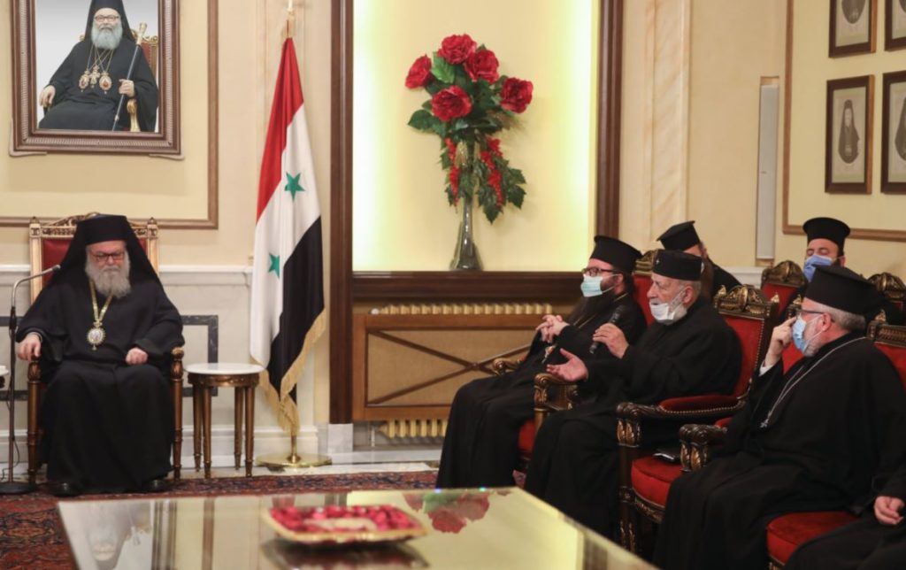 Antioch Patriarchate: Patriarch John X meets with the Bishops and Priests of Damascus and its Countryside